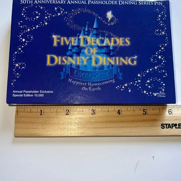 2005 Disneyland 50th Anniversary Passholder Dining Series Pin Brand NewOpened - Picture 10 of 12